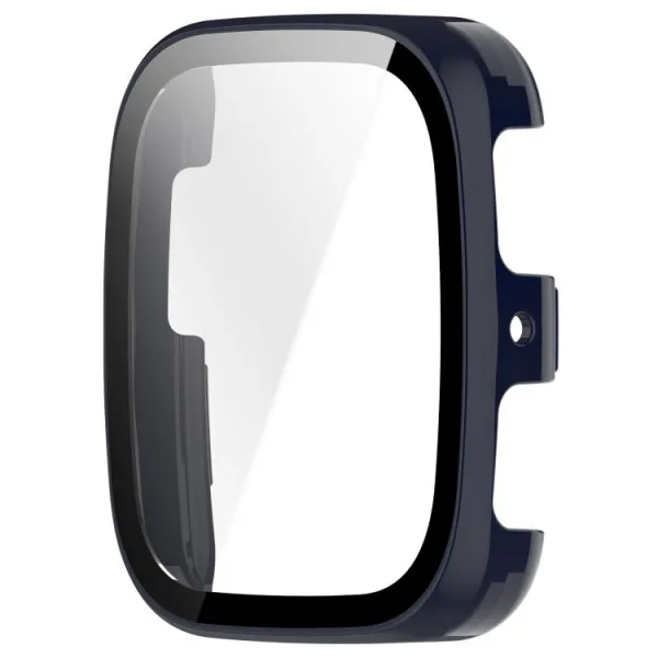PC FULL COVER Plastový kryt so sklom pre Amazfit Active 2 (Square) modrý
