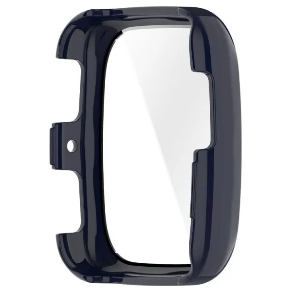 PC FULL COVER Plastový kryt so sklom pre Amazfit Active 2 (Square) modrý
