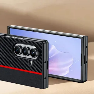CARBON Ochranný obal pre Samsung Galaxy Z Fold7 5G BLACK BLUE