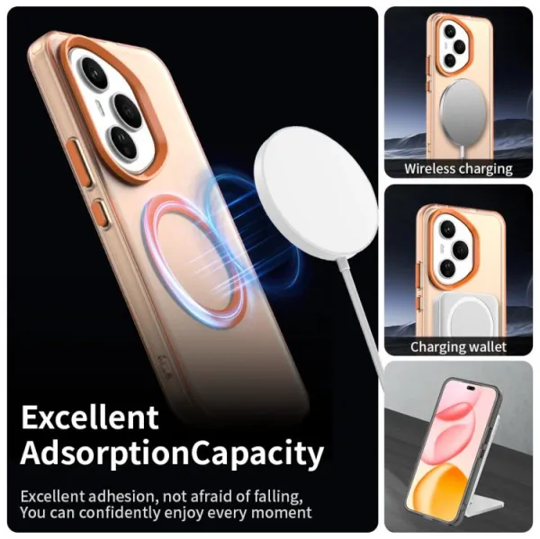 CANDY MAGSAFE Ochranný obal pre Honor 400 Pro 5G oranžový