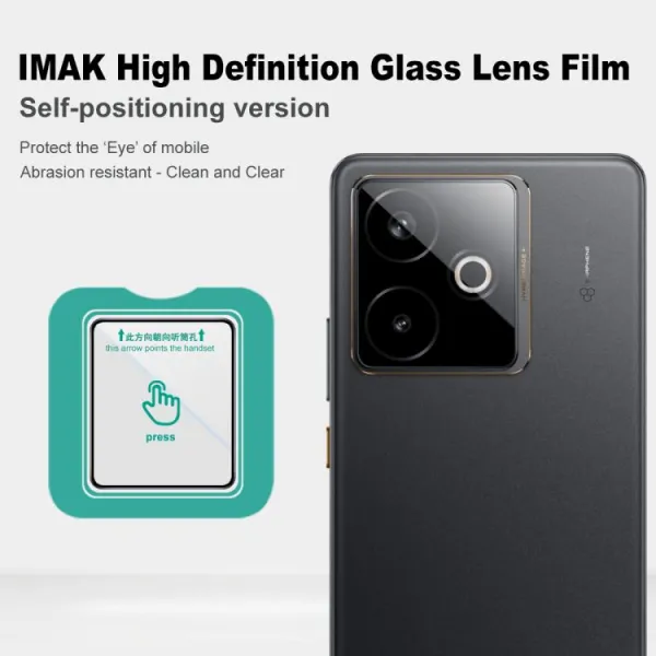 IMAK EASY INSTALL Sklo na fotoaparát Realme GT 7 5G / Realme GT 7T 5G