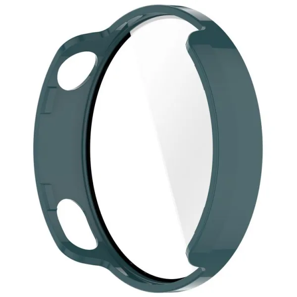 PC FULL COVER Plastový kryt so sklom pre Xiaomi Watch S4 41mm zelený