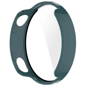 PC FULL COVER Plastový kryt so sklom pre Xiaomi Watch S4 41mm zelený