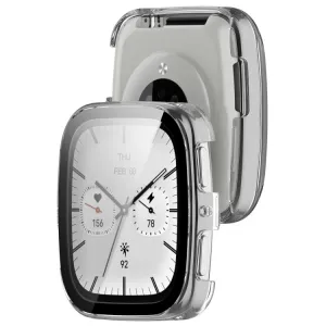 PC FULL COVER Plastový kryt so sklom pre Amazfit Active 2 (Square) priehľadný