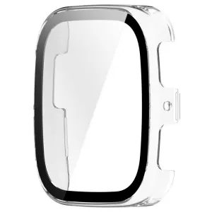 PC FULL COVER Plastový kryt so sklom pre Amazfit Active 2 (Square) priehľadný