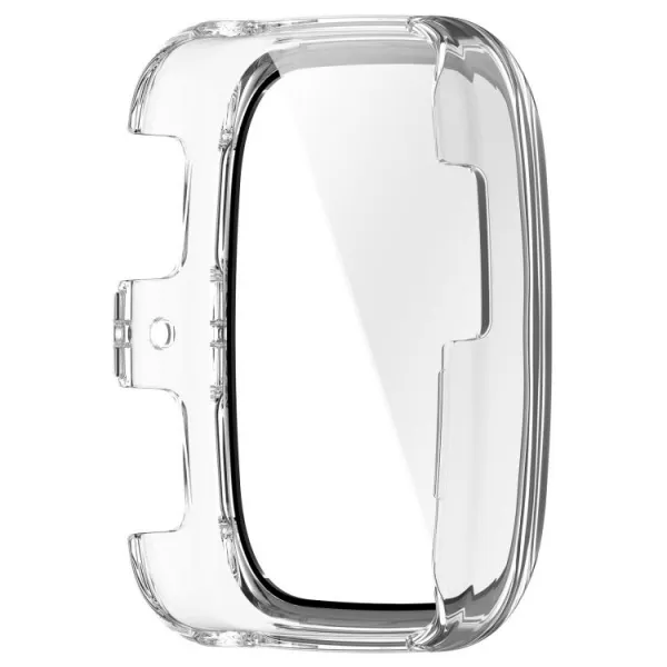 PC FULL COVER Plastový kryt so sklom pre Amazfit Active 2 (Square) priehľadný