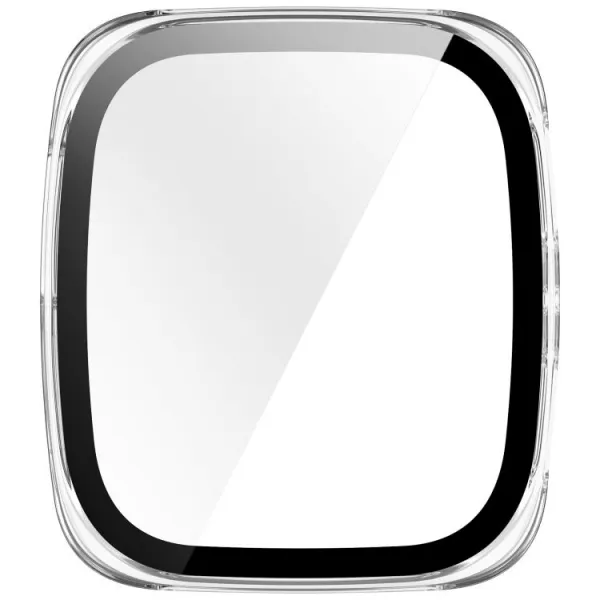 PC FULL COVER Plastový kryt so sklom pre Amazfit Active 2 (Square) priehľadný