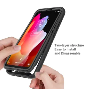 DUAL Ochranný kryt TCL 10L modrý