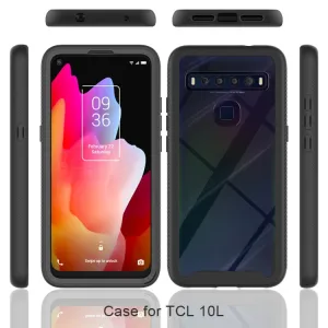 DUAL Ochranný kryt TCL 10L modrý