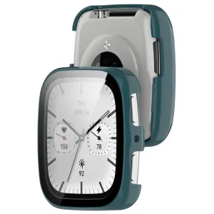 PC FULL COVER Plastový kryt so sklom pre Amazfit Active 2 (Square) zelený