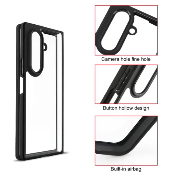 SHOCK Extra odolný kryt Samsung Galaxy Z Fold7 5G čierny