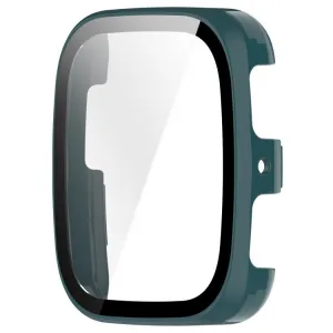 PC FULL COVER Plastový kryt so sklom pre Amazfit Active 2 (Square) zelený
