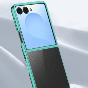 ELECTRO Plastový obal pre Samsung Galaxy Z Flip7 5G strieborný
