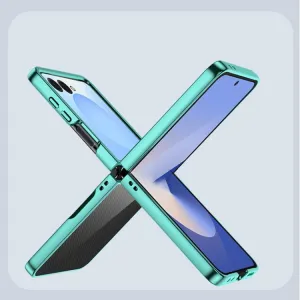 ELECTRO Plastový obal pre Samsung Galaxy Z Flip7 5G strieborný