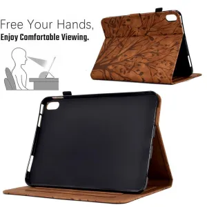 ART BIRDS Zaklápací obal pre Xiaomi Redmi Pad 2 hnedý