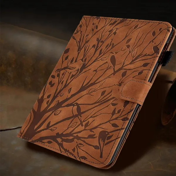 ART BIRDS Zaklápací obal pre Xiaomi Redmi Pad 2 hnedý
