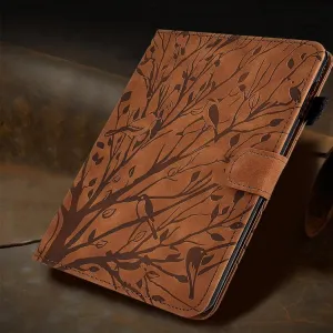 ART BIRDS Zaklápací obal pre Xiaomi Redmi Pad 2 hnedý