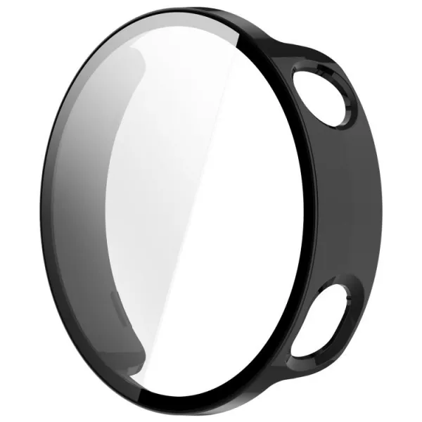 PC FULL COVER Plastový kryt so sklom pre Xiaomi Watch S4 41mm čierny