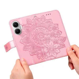 ART MANDALA Peňaženkový obal pre Xiaomi Poco F7 ružový