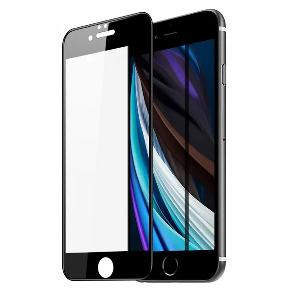 DUX 3D Tvrdené ochranné sklo pre Apple iPhone SE 2022 / SE 2020 / 8 / 7 čierne