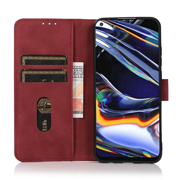 KHAZNEH MATTE Zaklápacie puzdro pre Xiaomi Poco F7 červené