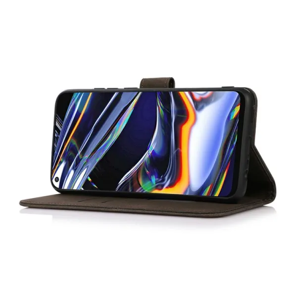 KHAZNEH MATTE Zaklápacie puzdro pre Xiaomi Poco F7 hnedé