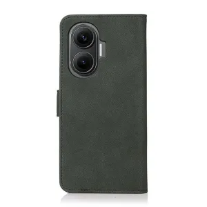 KHAZNEH MATTE Zaklápacie puzdro pre Xiaomi Poco F7 tmavozelené