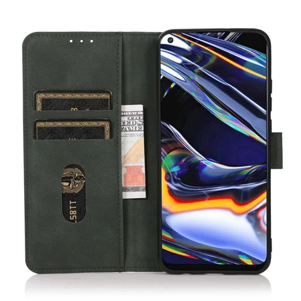 KHAZNEH MATTE Zaklápacie puzdro pre Xiaomi Poco F7 tmavozelené
