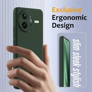 RUBBER MAGSAFE Silikónový kryt pre Xiaomi Poco F7 Ultra DARK GREEN