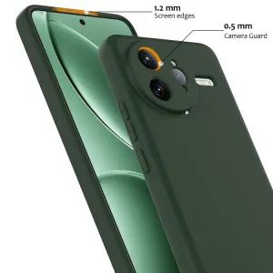 RUBBER MAGSAFE Silikónový kryt pre Xiaomi Poco F7 Ultra DARK GREEN
