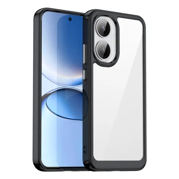 CRYSTAL Ochranný obal pre Xiaomi Poco F7 čierny