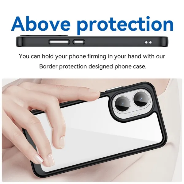 CRYSTAL Ochranný obal pre Xiaomi Poco F7 čierny