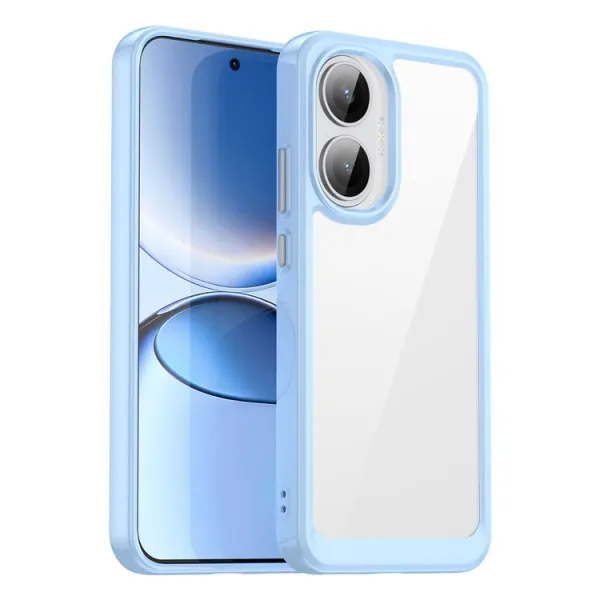 CRYSTAL Ochranný obal pre Xiaomi Poco F7 modrý