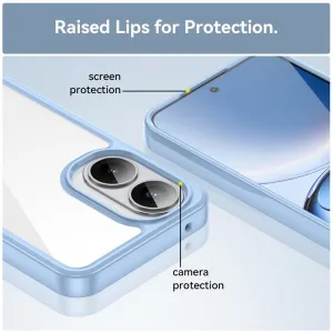 CRYSTAL Ochranný obal pre Xiaomi Poco F7 modrý