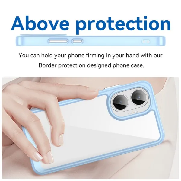 CRYSTAL Ochranný obal pre Xiaomi Poco F7 modrý