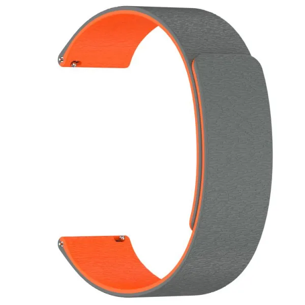 MAGNA-FLEX Náhradný remienok pre Amazfit Active 2 / Active 2 (Square) GREY-ORANGE
