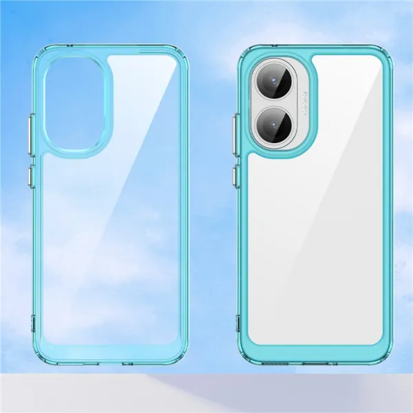 CRYSTAL Ochranný obal pre Xiaomi Poco F7 tyrkysový