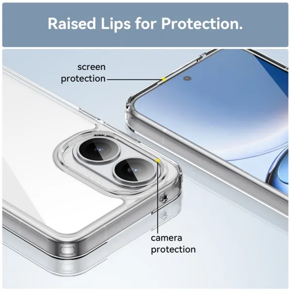 CRYSTAL Ochranný obal pre Xiaomi Poco F7 priehľadný