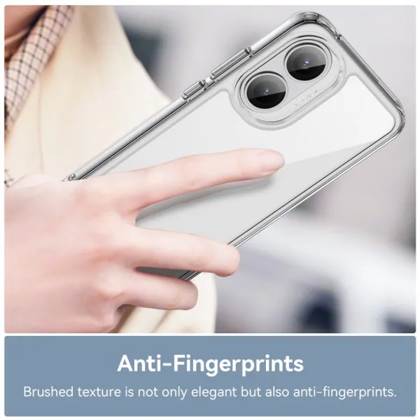 CRYSTAL Ochranný obal pre Xiaomi Poco F7 priehľadný