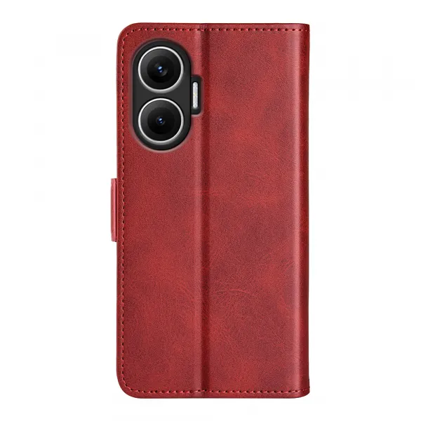 SIDE Peňaženkové puzdro pre Xiaomi Poco F7 červené