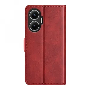 SIDE Peňaženkové puzdro pre Xiaomi Poco F7 červené