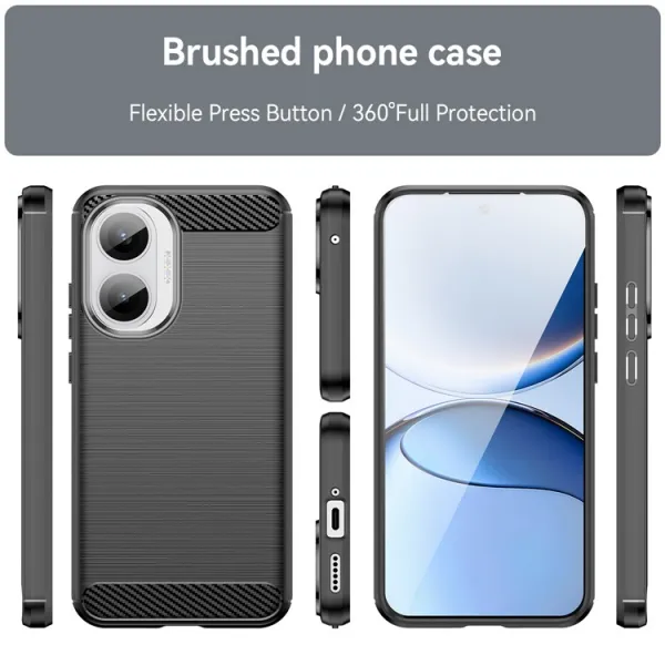 FLEXI TPU Ochranný kryt Xiaomi Poco F7 čierny