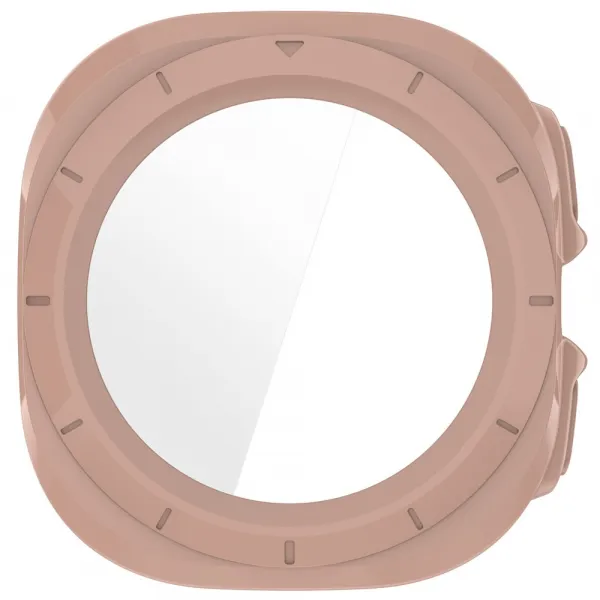 PC FULL COVER Plastový kryt so sklom pre Samsung Galaxy Watch Ultra / Watch Ultra 2025 staroružový