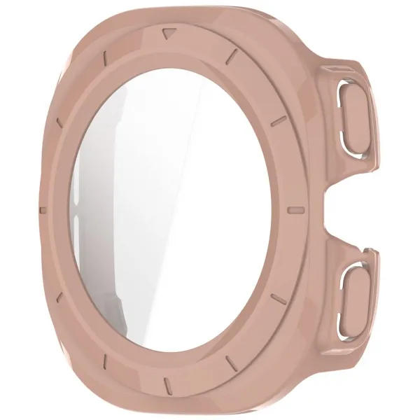 PC FULL COVER Plastový kryt so sklom pre Samsung Galaxy Watch Ultra / Watch Ultra 2025 staroružový
