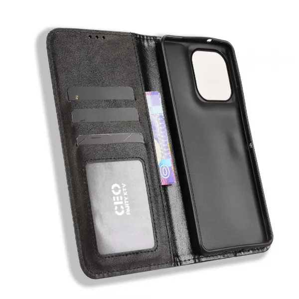 BUSINESS Peňaženkové puzdro pre Motorola Moto G86 5G čierne