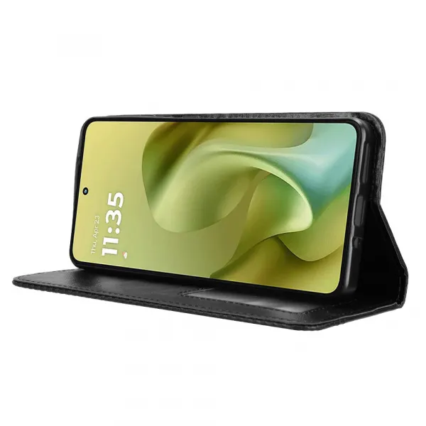 BUSINESS Peňaženkové puzdro pre Motorola Moto G86 5G čierne