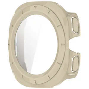 PC FULL COVER Plastový kryt so sklom pre Samsung Galaxy Watch Ultra / Watch Ultra 2025 IVORY