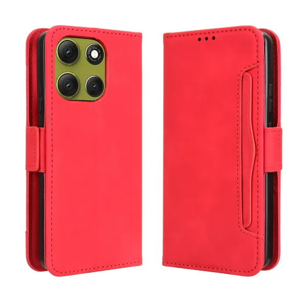 SLOT Peňaženkový obal pre Motorola Moto G86 5G červený