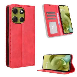 BUSINESS Peňaženkové puzdro pre Motorola Moto G86 5G červené