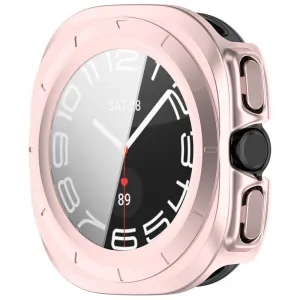 PC FULL COVER Plastový kryt so sklom pre Samsung Galaxy Watch Ultra / Watch Ultra 2025 metalický ružový